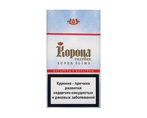 Купить Корона Super Slims голубая по оптовой цене