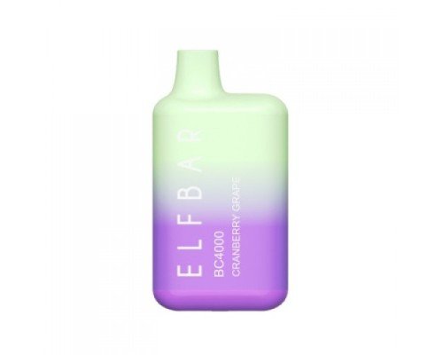 Купить Электронная сигарета Эльф Бар 4000 затяжек Клюква Виноград (Elf Bar BC 4000 Cranberry Grape) по оптовой цене