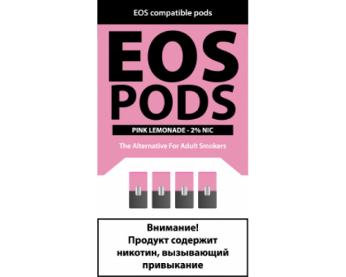 Купить Картриджи EOS Pods Pink Lemonade (EOS Розовый Лимонад) по оптовой цене