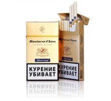 Сигареты Бизнес Класс Синий Тонкий (Business Class Silver Leaf SS)